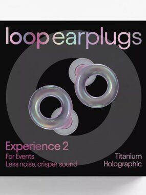 NEW Loop Experience 2 Earplugs for Live Events Concerts Festivals and Night Outs